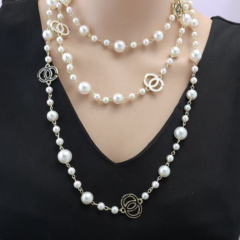Handmade Beaded Pearl Necklace