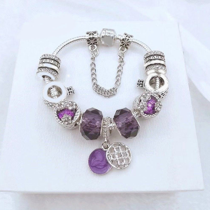 Elegant Floral Charm Bracelet for Women