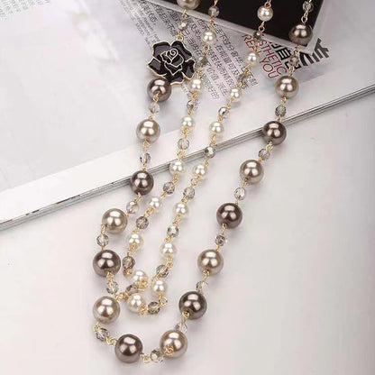 Handmade Beaded Pearl Necklace