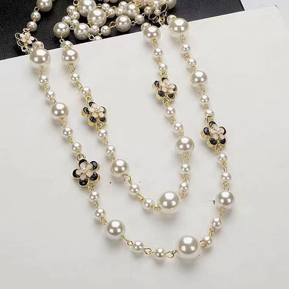 Handmade Beaded Pearl Necklace