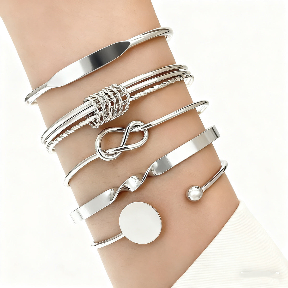 Geometric Stacking Bracelets