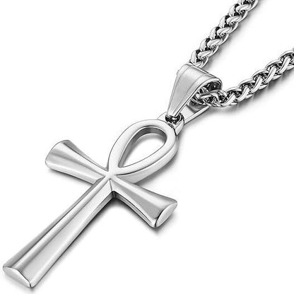 Stainless Steel Cross Pendant Necklace